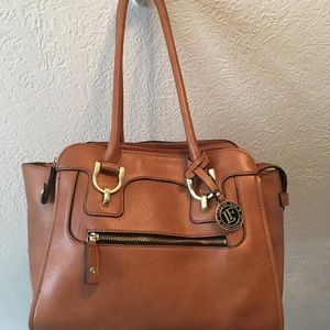 London Fog brown leather purse